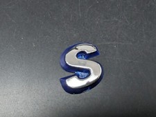 FIAT S LOGO SIGLA EMBLEMA FREGIO STEMMA SCRITTA TARGHETTA BADGE TARGA NOME DX SX