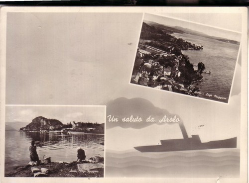 Arolo viaggiata 1954 vedute - vedute,