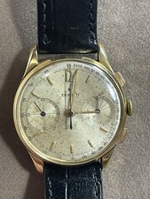 Zenith Stellina Chrono Oro 18 kt 750 Punzonato Autentico Vintage gold 18k RARO