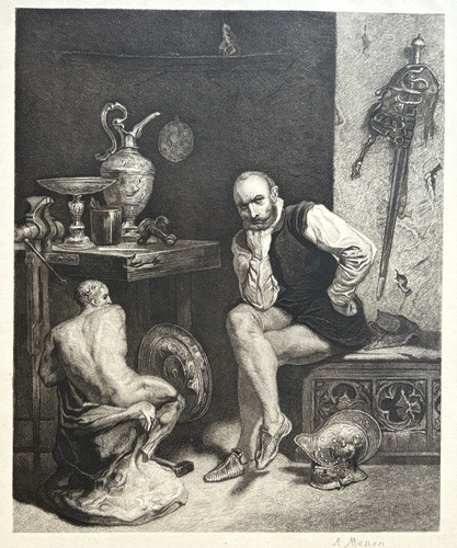 Benvenuto cellini gravure eau - gravure,