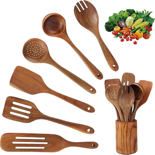 Set mestoli legno - mestoli, in