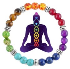 Bracciale 7 chakra colorato