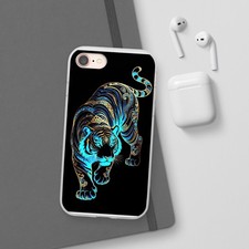 Custodia telefono Blue Neon