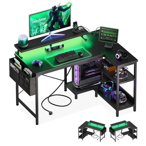 Scrivania gaming con led - scrivania,