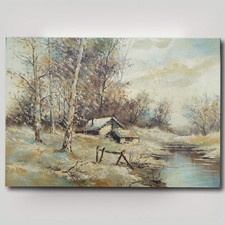 Paesaggio dipinto olio