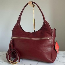 FALCHI Red Wine Leather 2-Way