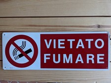 Cartello targa Vietato Fumare