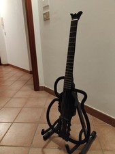 Aria AS-101C PNBK Chitarra Classica Silent Modello Sinsonido con Borsa e Cuffie
