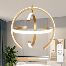 Modern Gold LED Chandelier