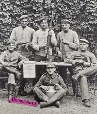 Foto WW1 soldati grigio campo