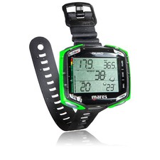 Computer subacqueo Mares Quad lime - display molto grande, edizione speciale