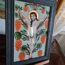 n.9) Jezus Crocifisso. Dipinto