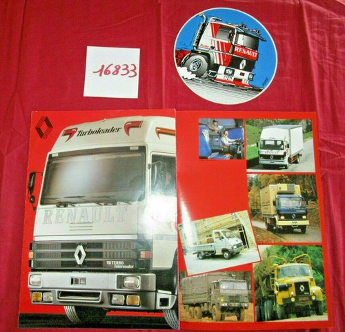 16833 dépliant renault - ,