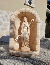 CUPOLA GROTTA CAPPELLA NICCHIA STATUA MADONNA DI LOURDES DA GIARDINO PER ESTERNO