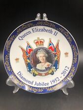 Piatto decorativo "Giubileo Diamante della Regina Elisabetta" oro ornamentale