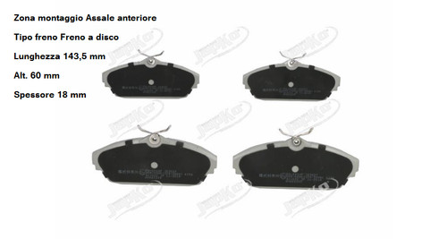 Kit pastiglie freno - yy,