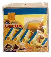 SET 4 TOVAGLIETTE AMERICANE COLAZIONE IN PVC LIMONI CON 4 SOTTOTAZZA CM 30X30