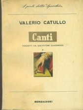 CANTI CATULLO MONDADORI 1955 I