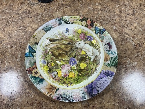 Piatto decoupage - piatto, 8"