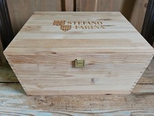 Scatola Cassa Cassetta Portabottiglie Legno Vino Bottiglia Stefano Farina
