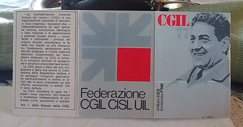 Tessera l 1977 - tessera,