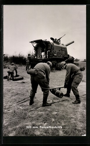 Cartolina bundeswehr obice - cartolina,