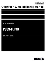 Komatsu PC09-1 JPN Manuale