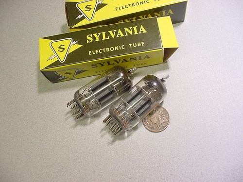 Coppia tubi sylvania - tubi, 12ax7