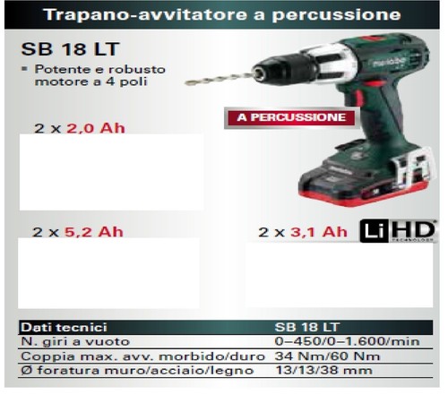 Metabo trapano avvitatore - metabo,