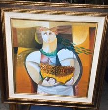 VITTORIO MARIA DI CARLO - OLIO SU TELA - 60X60