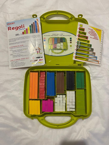 Valigetta regoli colorati - valigetta,