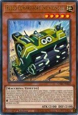Yu-Gi-Oh! Accesso Cybertempesta CYAC-IT022 Rullo Compressore Infinicingoli Ul...
