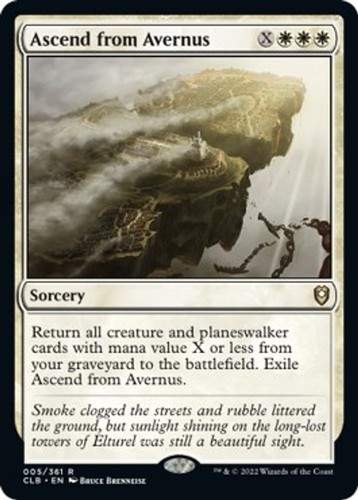 Ascend from avernus commander - ascend,