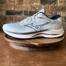 Scarpe da corsa su strada Mizuno donna Wave Rider 27 blu grigio sneakers taglia 14