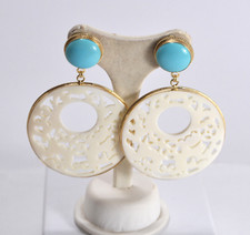 ORECCHINI ARGENTO 925 TURCHESE