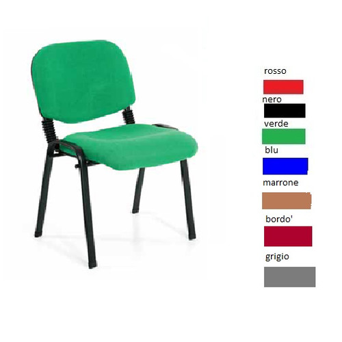 Sedia verde ufficio - pz,