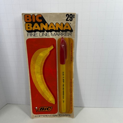 Marcatore vintage bic banana - vintage,