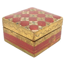 SCATOLINA ETNICA PORTAGIOIE LEGNO CENTIMETRI 6X6