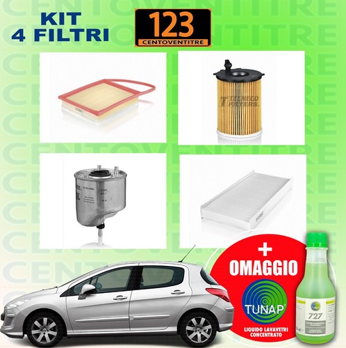 Kit tagliando filtri - kit, peugeot