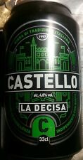 BIRRA CASTELLO LA DECISA - RARE EMPTY CAN - 33 CL - PERFECT!