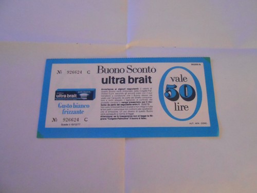 Buono sconto dentifricio ultra - sconto,