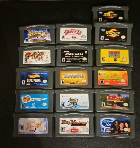 Lot game boy advance gba - of,