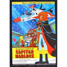 manifesto LE NUOVE AVVENTURE DI CAPITAN HARLOCK pirata spazio tadashi daiwa S01