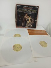Vincenzo Bellini I Puritani 3 LP 33 giri 1986 Katia Ricciarelli Vintage Vinile