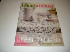 LAVORI ARTISTICI ALL'UNCINETTO N.35 - CASA EDITRICE MANI DI FATA - OTTIMO