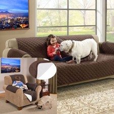 Copridivano 2 Posti Double Face Reversibile Copri Divano Per Animali Cane Gatto