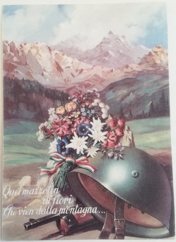 Cartolina alpini artiglieria - cartolina,