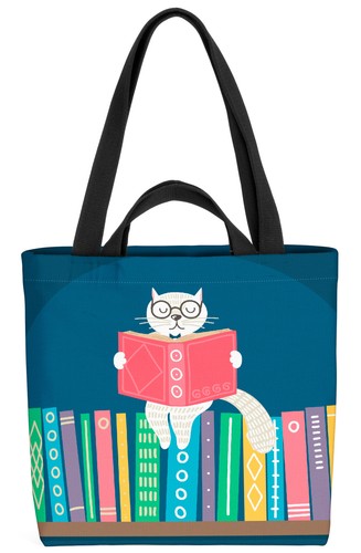 Gatto leggere storie borsa - leggere,