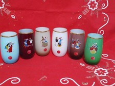 SET DI 6 BICCHIERI DECORATIVI