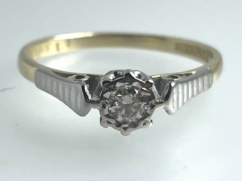 Anello vintage anni - vintage, oro